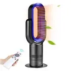 ANGELO Bladeless Cool Heat Airflow Electric Tilt Head Fan Timer Remote Control