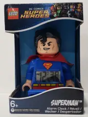 New in Box Lego DC Comics Super Heroes Superman Alarm Clock 9005701 2015