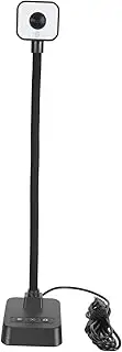 4K USB Document Camera, Adjustable Image Inversion and Image Brightness, Foldable 30fps Doc Camera, Plug & Play, Dual Mic, for Web Conferencing, Live Demo, Compatible OS &