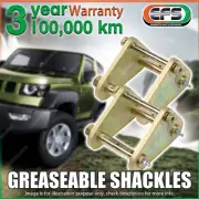 Rear EFS Greaseable Leaf Springs Swing Shackles for Nissan Patrol GU Cab Chassis (for: Nissan)