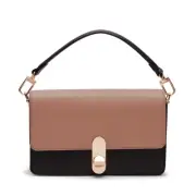 Woman's Handbags Anne Klein E/W Convertible Flap Shoulder Bag with New Turnlock