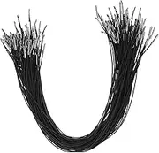 NUOBESTY 100 Pcs Soft Elastic Cord DIY Accessory Mask Strap Stretchy Elastic Ropes for Hats Metal Ends