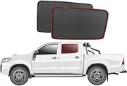 Snap Shades for Toyota Hilux 7th Gen Car Rear Window Shades(2004-2015)