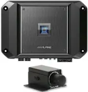 Alpine R2-A60F 4 Channel 600 Watt Class D Car Audio Amplifier & RUX-KNOB.2 Remot