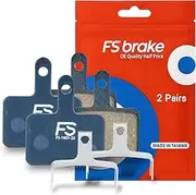 FS-DMD Brake Disc Bike Brake Pads fit for Shimano Tektro TRP, Universally Compatible Road Mountain E Bike Bicycle Brake Pads, Quiet Smooth Running Disk Brakes (Two Pairs)