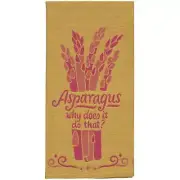 BlueQ Asparagus Why Does it Do That Funny Woven Kitchen Tea Dish Cloth Towel |