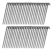 Fifty (50) Steel Stakes 10" L x 5/16" Thick For Tents-Landscaping-Trees & More