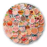 在飛比找蝦皮購物優惠-50張不重複 17 水蜜桃 仙桃 桃子 獎勵貼紙 防水貼紙 
