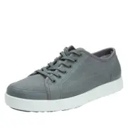 Men's TRAQ by Alegria tra-sne-M7053 washed grey sz EU 43 US 9-9.5