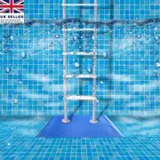 Swimming Pool Ladder Mat for Above Ground Pools Steps Stairs Non-Slip 24x36inch