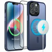 Anti-Fingerprint&Scratch Magnetic Case Back Cover for Apple iPhone 14, Pro, Max