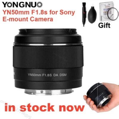 YONGNUO YN50mm F1.8S DA DSM APC-C APS-C AF&MF Lens For Sony E Mount APS-C Camera