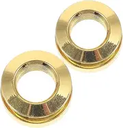 ibasenice Pcs Guitar Auto Button End Pin Button for Acoustic Guitar Improved Audio