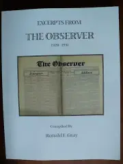 ADDISON & JONESPORT, ME AREA "EXCERPTS FROM OBSERVER 1928 - 1931" NEW by R. Gray