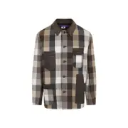 [Junya Watanabe] Junya Watanabe-Multicolor Check Cotton Shirt-Uomo S STAND