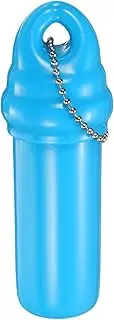 [uxcell] Floating Keychain, Float Key Ring Holder with Waterproof Container, Float Key Pendant for Boating, Fishing, Water Sports, Sky Blue