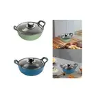 Enameled Soup Pot Cookware Stewpan for Picnic Household Gas/Induction Cooker