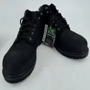 TG Thorogood MENS 6" Black Sport Lace Up Steel Toe Work Boots Shoes 11.5M - NIB