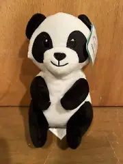 Panda Plush Toy NWT New w/ Tag Jazwares Black White