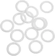 Generic Curtain Set 100pcs Drapery Grommets White Roman Circles Sturdy Safe for Kinds of Curtains