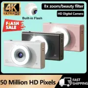 Digital Camera FHD 1080P 50MP 2.4'' Display Screen 16X Zoom Anti-Shake Cam Gift