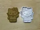 Hello Kitty Cookie Cutter & Embosser For Fondant Playdough.
