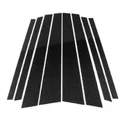 Carbon Fiber Car Window B-pillars Molding Trim Car Styling Stickers for BMW 3 5 Series 54714 E90(05-12)