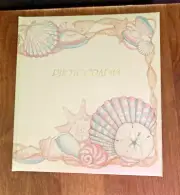 LIBROMOUNT PHOTO ALBUM "SEASHELLS" by ANN NICHOLL 18 SHEETS = 36 PAGES NEW