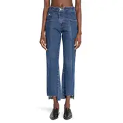 [E.L.V. DENIM] E. L.V. DENIM WOMAN BLUE JEANS Blue