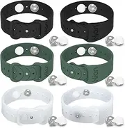 Motion Sickness Bands Anti Nausea Acupressure Wristband Sea Sickness Wristbands Nausea Bands（3Pairs-Black+Green+Transparent）