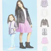Little Trendsetters: Easy Sew Patterns for Kids' Jackets, Tops, Skirts & Legging