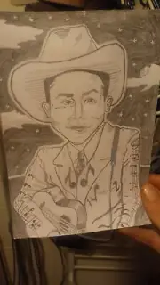 Hank Williams Drawing