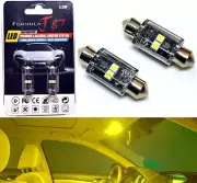 LED Light Canbus Error Free 6418 5W Yellow Two Bulb Step Door Replacement Lamp (for: Volvo)