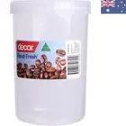 1L Round Storage Container - Microwavable & Dishwasher Safe - Made in Australia