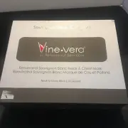VINE VERA Resveratr Sauvignon Blanc Neck & Chest Masque, 16 Mask New Sealed