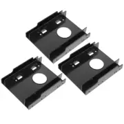 3 PCS Hard Drive Bays Converter Mounting Computer Part Disk Bracket