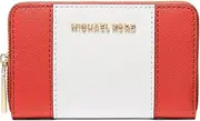 [Michael Kors] Women's Jet Set Small Zip Around Card Case