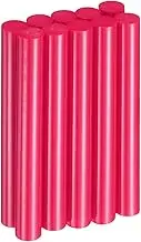 uxcell 10pcs Hot Glue Sticks 0.43" Dia x 3.94" Long EVA Mini Hot Melt Adhesive Glue Stick for Hot Melt Gun Wood Plastic Glass Flowers Fabrics Foam, Rose Red