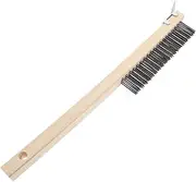 Versatile Kitchen Tool Pizza Stone Cleaner Brush Long Handle and Wire Scraper