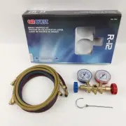 Carquest R-I2 EOP 7404 Heavy-Duty A/C Diagnostic Freon Gauge Brass Manifold Kit