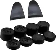 SAHENITEANA 4 Pack Thumb Grips with 1 Pair R2 & L2 Trigger Extenders Compatible with PS5 Controller Thumbsticks Joystick Cover Rubber Thumb Caps
