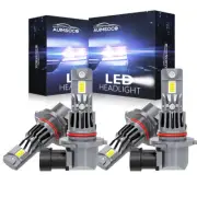 9005&9006 Luces Fuertes Para Auto Coche Luz Carro Bulbs LED SUPER Blanco Hi/Low (for: Mitsubishi)