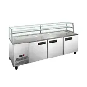 Thermaster Three Door Deluxe Sandwich Bar - Salad Bar Fridges (SCB/21)