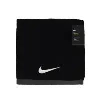 在飛比找Yahoo奇摩購物中心優惠-Nike 毛巾 Fundamental 黑 運動毛巾 純棉 