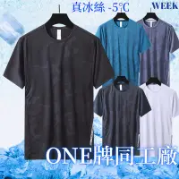 在飛比找蝦皮商城精選優惠-Week ONE牌同工廠 男生冰峰衣  涼感衣 男生短袖 冰