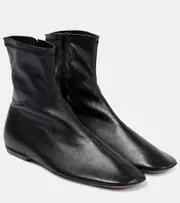 [Dries Van Noten] Dries Van Noten Glove leather ankle boots AU 7.5 black