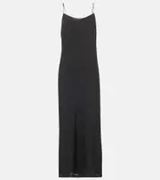 [Toteme] Toteme Silk satin slip dress AU 14 black
