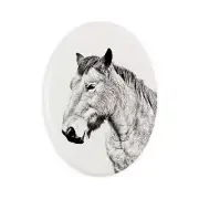 Ardennes Horse tombstone with a horse Art-Dog