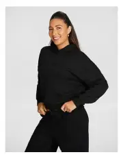 [Rockwear] Plush Fleece Hoodie in Black