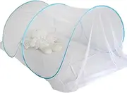 Camping Fly Mesh Tent Canopy - Space Cabin Net | Portable Travel Fly Screen, Without Zip, Adjustable Barrier for Animal Protection and